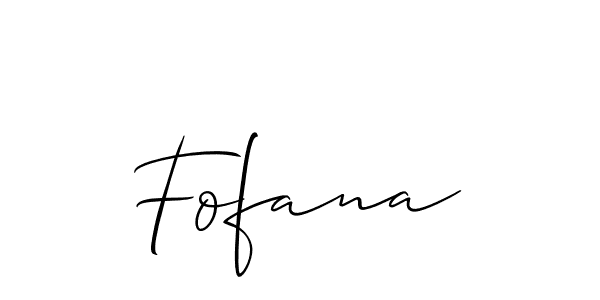 if you are searching for the best signature style for your name Fofana. so please give up your signature search. here we have designed multiple signature styles  using Allison_Script. Fofana signature style 2 images and pictures png