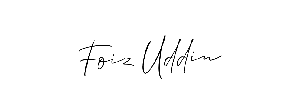 Foiz Uddin stylish signature style. Best Handwritten Sign (Allison_Script) for my name. Handwritten Signature Collection Ideas for my name Foiz Uddin. Foiz Uddin signature style 2 images and pictures png