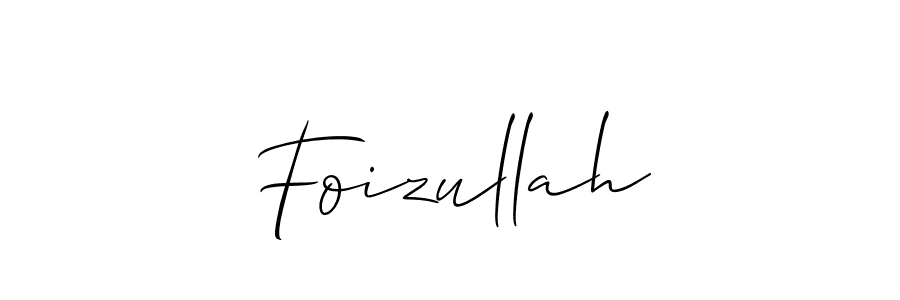 The best way (Allison_Script) to make a short signature is to pick only two or three words in your name. The name Foizullah include a total of six letters. For converting this name. Foizullah signature style 2 images and pictures png