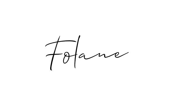 The best way (Allison_Script) to make a short signature is to pick only two or three words in your name. The name Folane include a total of six letters. For converting this name. Folane signature style 2 images and pictures png