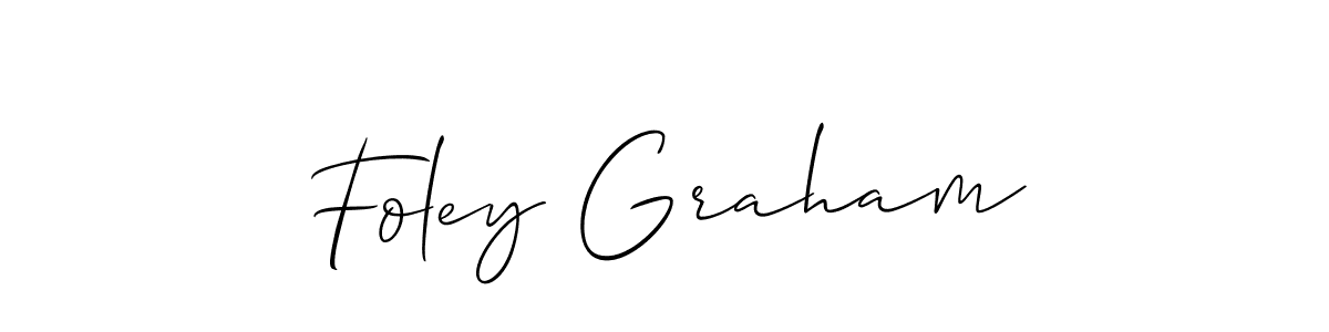 Best and Professional Signature Style for Foley Graham. Allison_Script Best Signature Style Collection. Foley Graham signature style 2 images and pictures png