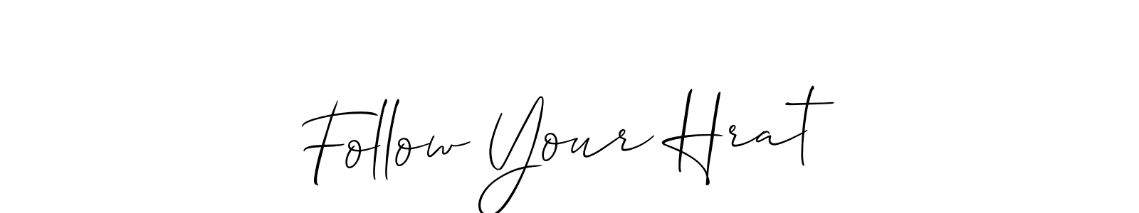 This is the best signature style for the Follow Your Hrat name. Also you like these signature font (Allison_Script). Mix name signature. Follow Your Hrat signature style 2 images and pictures png