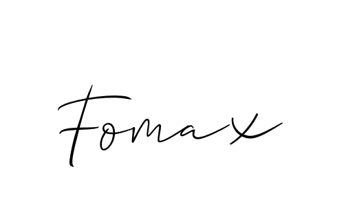 How to Draw Fomax signature style? Allison_Script is a latest design signature styles for name Fomax. Fomax signature style 2 images and pictures png