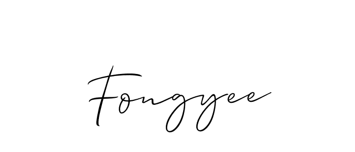 Make a short Fongyee signature style. Manage your documents anywhere anytime using Allison_Script. Create and add eSignatures, submit forms, share and send files easily. Fongyee signature style 2 images and pictures png