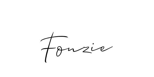 Also we have Fonzie name is the best signature style. Create professional handwritten signature collection using Allison_Script autograph style. Fonzie signature style 2 images and pictures png