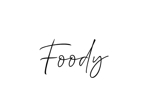 How to make Foody signature? Allison_Script is a professional autograph style. Create handwritten signature for Foody name. Foody signature style 2 images and pictures png