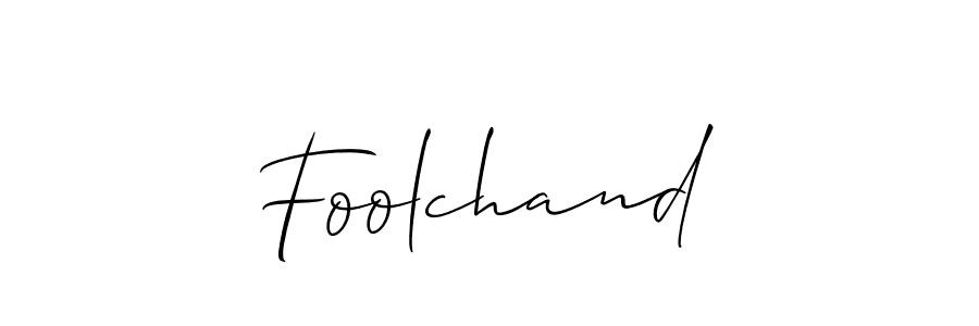 Also You can easily find your signature by using the search form. We will create Foolchand name handwritten signature images for you free of cost using Allison_Script sign style. Foolchand signature style 2 images and pictures png