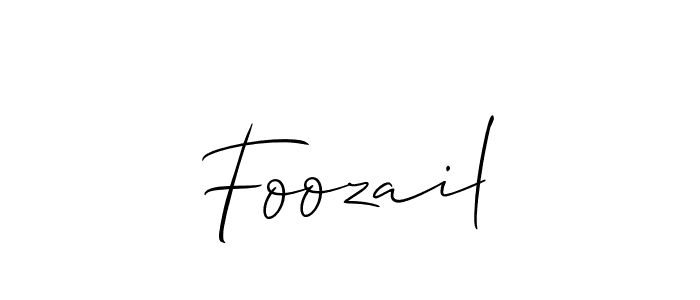 Make a beautiful signature design for name Foozail. Use this online signature maker to create a handwritten signature for free. Foozail signature style 2 images and pictures png