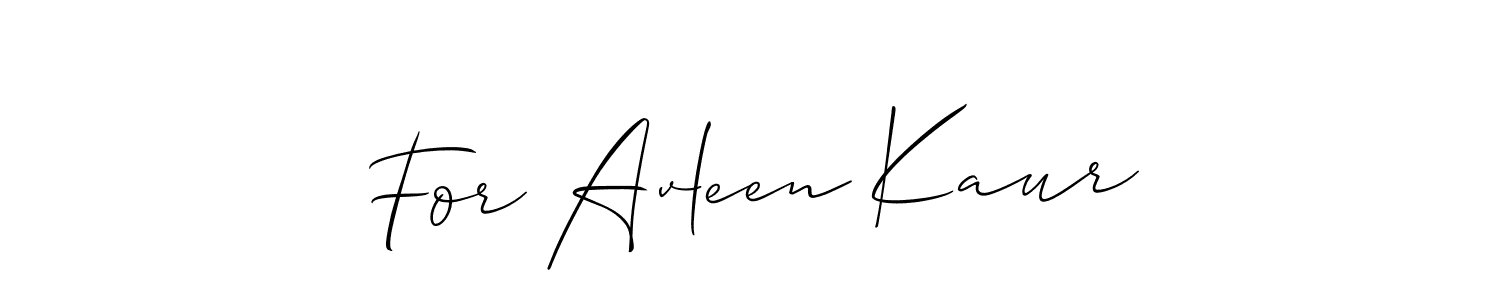 How to Draw For Avleen Kaur signature style? Allison_Script is a latest design signature styles for name For Avleen Kaur. For Avleen Kaur signature style 2 images and pictures png