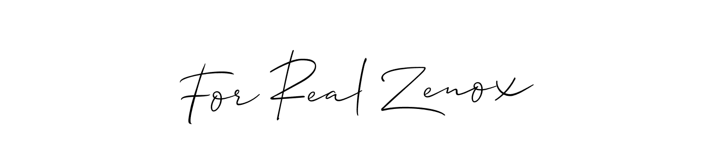 You should practise on your own different ways (Allison_Script) to write your name (For Real Zenox) in signature. don't let someone else do it for you. For Real Zenox signature style 2 images and pictures png