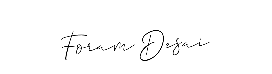 You can use this online signature creator to create a handwritten signature for the name Foram Desai. This is the best online autograph maker. Foram Desai signature style 2 images and pictures png