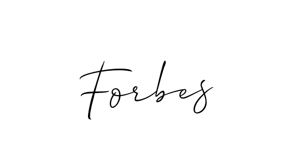 It looks lik you need a new signature style for name Forbes. Design unique handwritten (Allison_Script) signature with our free signature maker in just a few clicks. Forbes signature style 2 images and pictures png