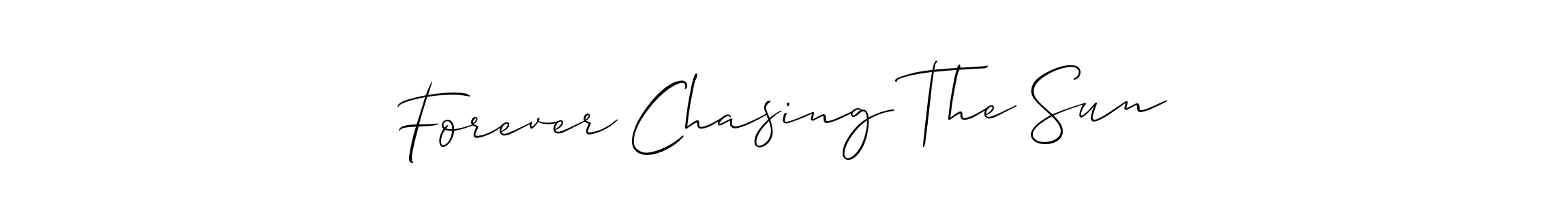 Best and Professional Signature Style for Forever Chasing The Sun. Allison_Script Best Signature Style Collection. Forever Chasing The Sun signature style 2 images and pictures png