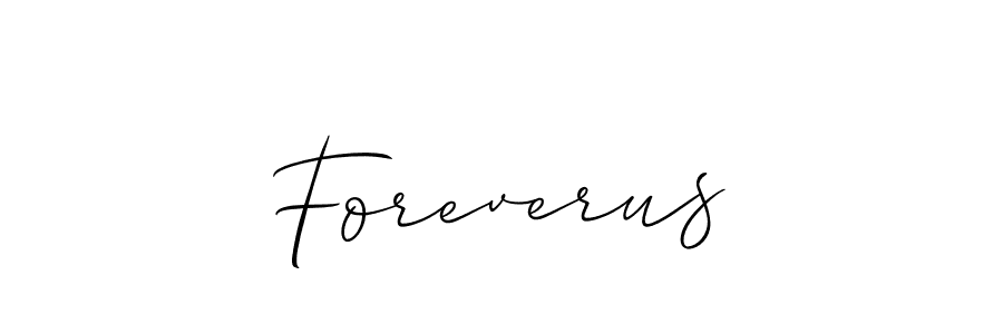 How to Draw Foreverus signature style? Allison_Script is a latest design signature styles for name Foreverus. Foreverus signature style 2 images and pictures png