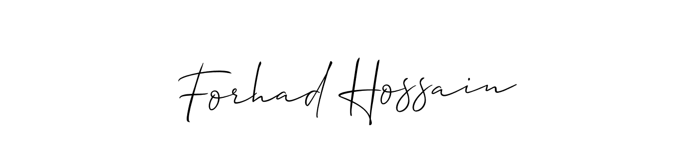 Once you've used our free online signature maker to create your best signature Allison_Script style, it's time to enjoy all of the benefits that Forhad Hossain name signing documents. Forhad Hossain signature style 2 images and pictures png