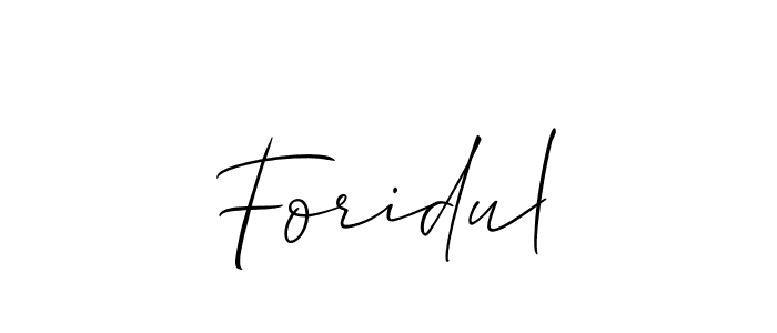 Best and Professional Signature Style for Foridul. Allison_Script Best Signature Style Collection. Foridul signature style 2 images and pictures png