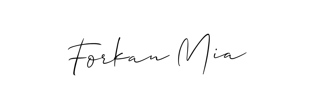 Once you've used our free online signature maker to create your best signature Allison_Script style, it's time to enjoy all of the benefits that Forkan Mia name signing documents. Forkan Mia signature style 2 images and pictures png
