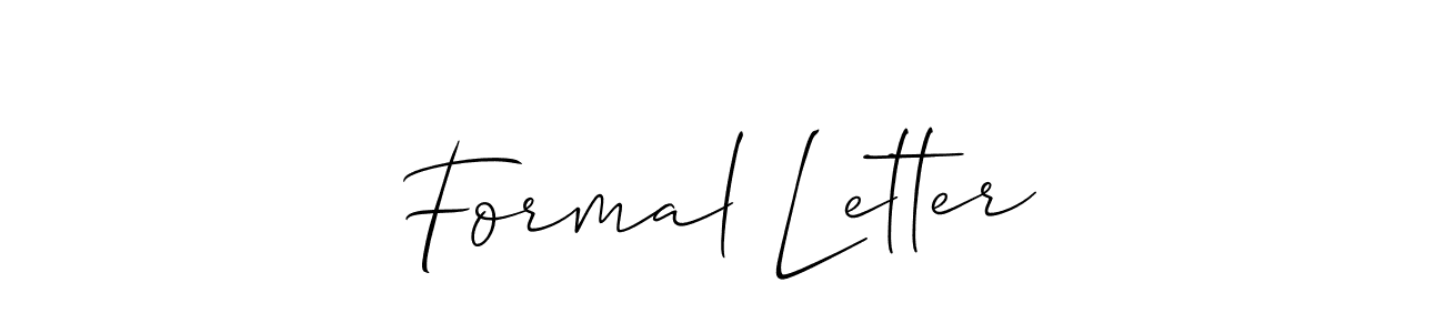 How to make Formal Letter name signature. Use Allison_Script style for creating short signs online. This is the latest handwritten sign. Formal Letter signature style 2 images and pictures png