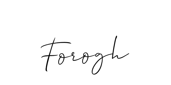 Best and Professional Signature Style for Forogh. Allison_Script Best Signature Style Collection. Forogh signature style 2 images and pictures png