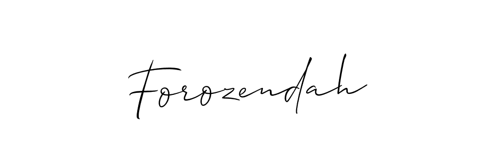 You should practise on your own different ways (Allison_Script) to write your name (Forozendah) in signature. don't let someone else do it for you. Forozendah signature style 2 images and pictures png