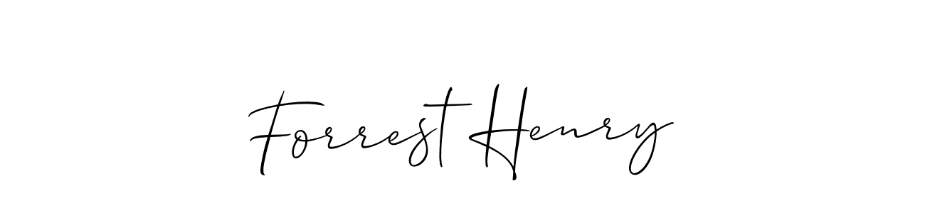 Forrest Henry stylish signature style. Best Handwritten Sign (Allison_Script) for my name. Handwritten Signature Collection Ideas for my name Forrest Henry. Forrest Henry signature style 2 images and pictures png