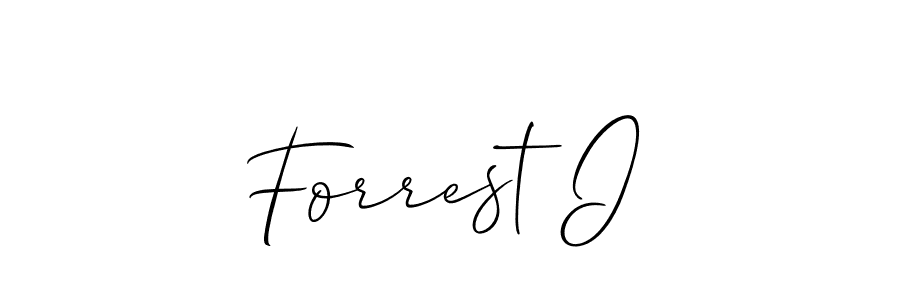 The best way (Allison_Script) to make a short signature is to pick only two or three words in your name. The name Forrest I include a total of six letters. For converting this name. Forrest I signature style 2 images and pictures png