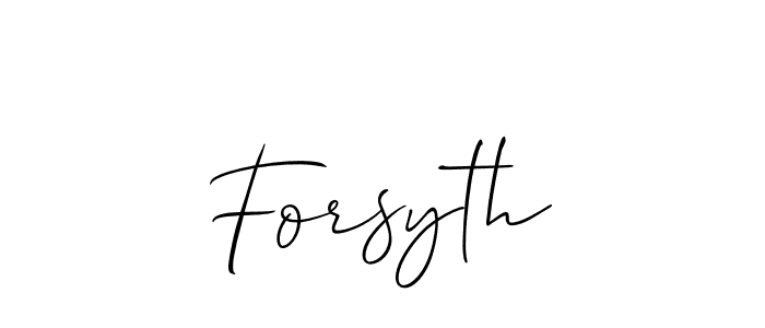 The best way (Allison_Script) to make a short signature is to pick only two or three words in your name. The name Forsyth include a total of six letters. For converting this name. Forsyth signature style 2 images and pictures png