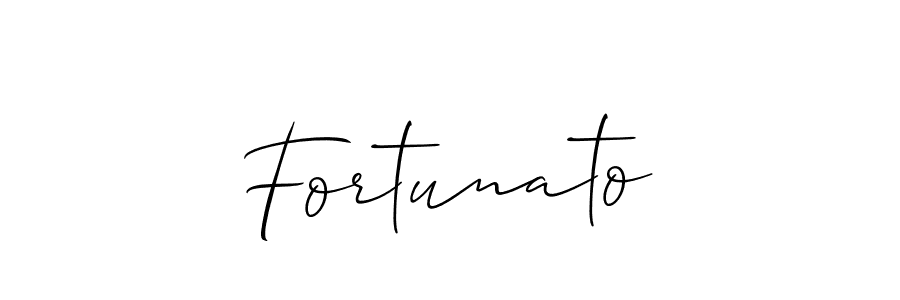 Best and Professional Signature Style for Fortunato. Allison_Script Best Signature Style Collection. Fortunato signature style 2 images and pictures png