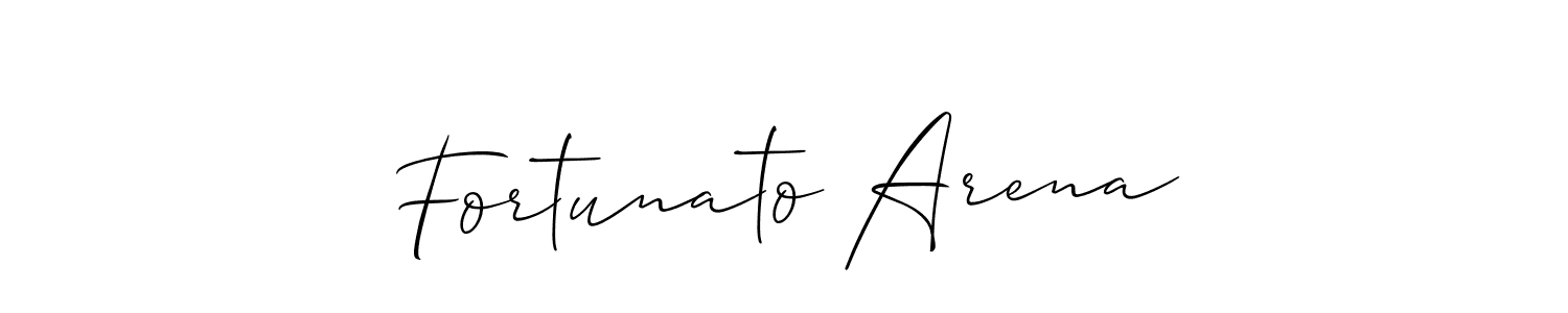Best and Professional Signature Style for Fortunato Arena. Allison_Script Best Signature Style Collection. Fortunato Arena signature style 2 images and pictures png