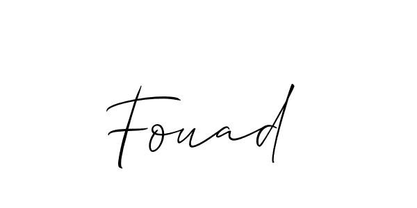 It looks lik you need a new signature style for name Fouad . Design unique handwritten (Allison_Script) signature with our free signature maker in just a few clicks. Fouad  signature style 2 images and pictures png