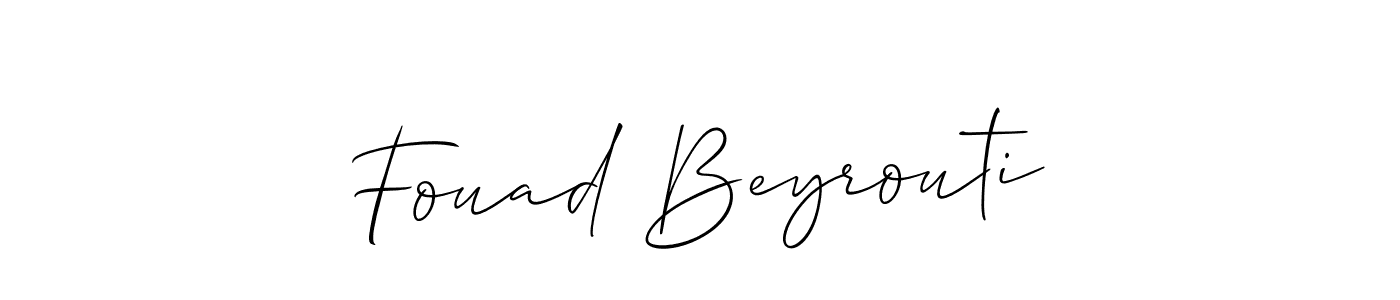 Also You can easily find your signature by using the search form. We will create Fouad Beyrouti name handwritten signature images for you free of cost using Allison_Script sign style. Fouad Beyrouti signature style 2 images and pictures png