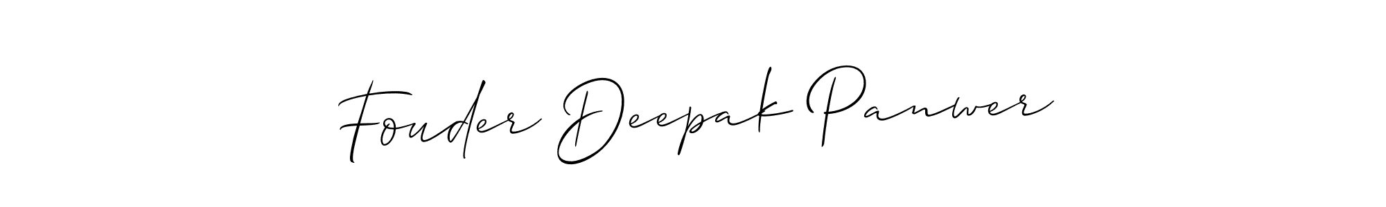 You can use this online signature creator to create a handwritten signature for the name Fouder Deepak Panwer. This is the best online autograph maker. Fouder Deepak Panwer signature style 2 images and pictures png