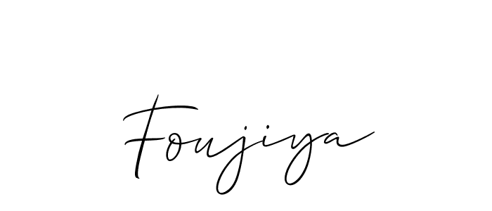 Once you've used our free online signature maker to create your best signature Allison_Script style, it's time to enjoy all of the benefits that Foujiya name signing documents. Foujiya signature style 2 images and pictures png