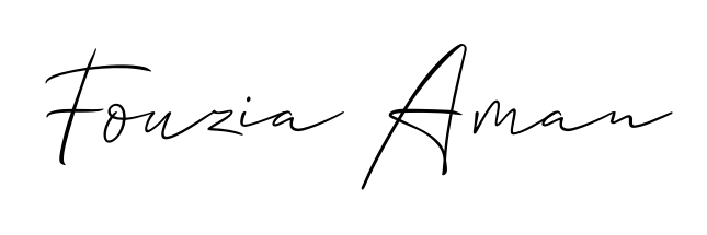 A sleek calligraphic signature for name Fouzia Aman utilizing Allison_Script styling. Great for adding personal signatures to photos and art. Fouzia Aman signature style 2 images and pictures png