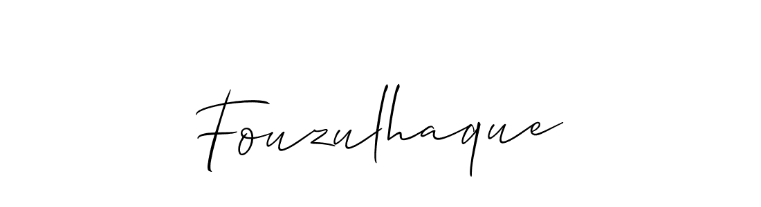 Similarly Allison_Script is the best handwritten signature design. Signature creator online .You can use it as an online autograph creator for name Fouzulhaque. Fouzulhaque signature style 2 images and pictures png