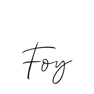 Make a beautiful signature design for name Foy. With this signature (Allison_Script) style, you can create a handwritten signature for free. Foy signature style 2 images and pictures png