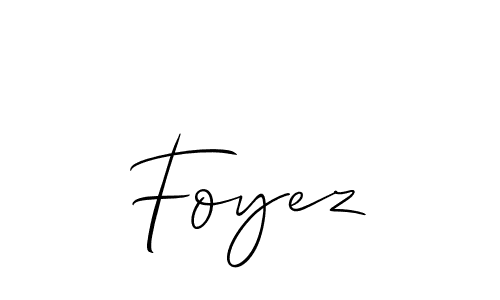 How to make Foyez name signature. Use Allison_Script style for creating short signs online. This is the latest handwritten sign. Foyez signature style 2 images and pictures png