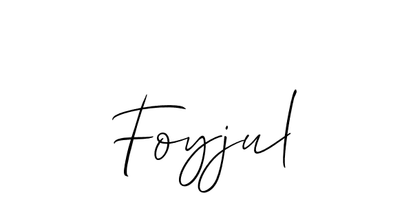 Make a beautiful signature design for name Foyjul. Use this online signature maker to create a handwritten signature for free. Foyjul signature style 2 images and pictures png