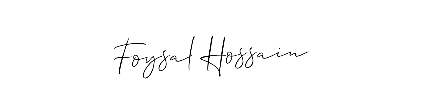 if you are searching for the best signature style for your name Foysal Hossain. so please give up your signature search. here we have designed multiple signature styles  using Allison_Script. Foysal Hossain signature style 2 images and pictures png