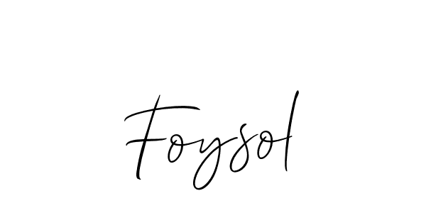 Similarly Allison_Script is the best handwritten signature design. Signature creator online .You can use it as an online autograph creator for name Foysol. Foysol signature style 2 images and pictures png