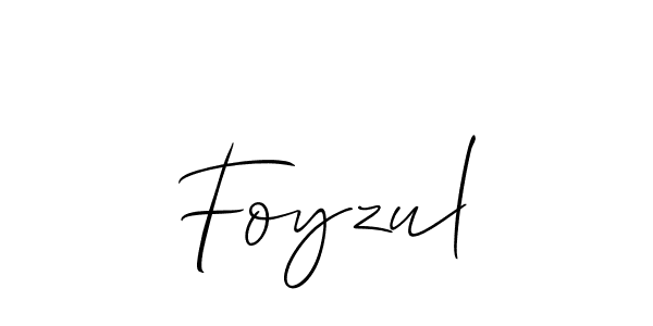 You should practise on your own different ways (Allison_Script) to write your name (Foyzul) in signature. don't let someone else do it for you. Foyzul signature style 2 images and pictures png