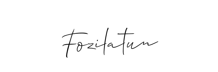This is the best signature style for the Fozilatun name. Also you like these signature font (Allison_Script). Mix name signature. Fozilatun signature style 2 images and pictures png