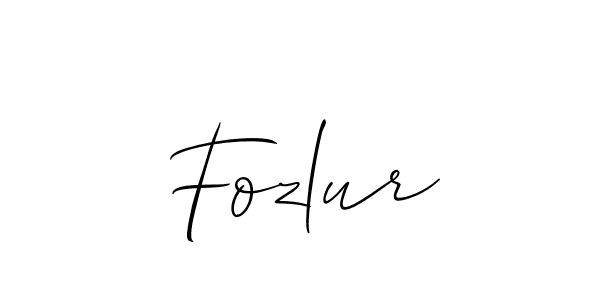 Similarly Allison_Script is the best handwritten signature design. Signature creator online .You can use it as an online autograph creator for name Fozlur. Fozlur signature style 2 images and pictures png