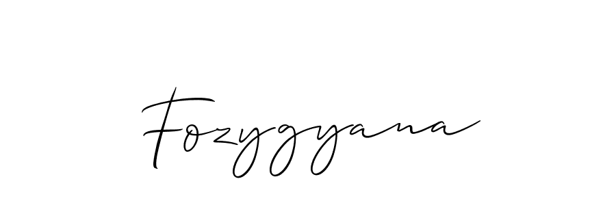 How to Draw Fozygyana signature style? Allison_Script is a latest design signature styles for name Fozygyana. Fozygyana signature style 2 images and pictures png
