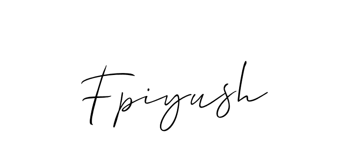 Once you've used our free online signature maker to create your best signature Allison_Script style, it's time to enjoy all of the benefits that Fpiyush name signing documents. Fpiyush signature style 2 images and pictures png