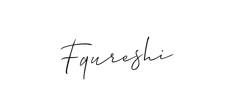 Allison_Script is a professional signature style that is perfect for those who want to add a touch of class to their signature. It is also a great choice for those who want to make their signature more unique. Get Fqureshi name to fancy signature for free. Fqureshi signature style 2 images and pictures png