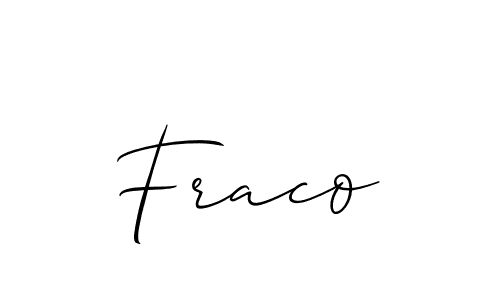 How to make Fraco name signature. Use Allison_Script style for creating short signs online. This is the latest handwritten sign. Fraco signature style 2 images and pictures png
