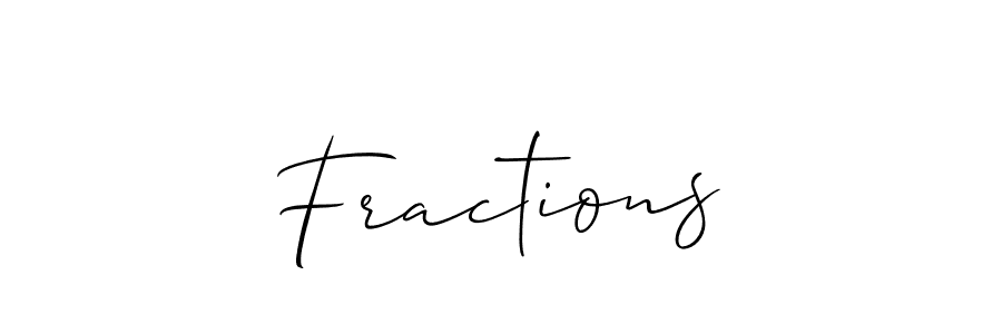 How to make Fractions name signature. Use Allison_Script style for creating short signs online. This is the latest handwritten sign. Fractions signature style 2 images and pictures png