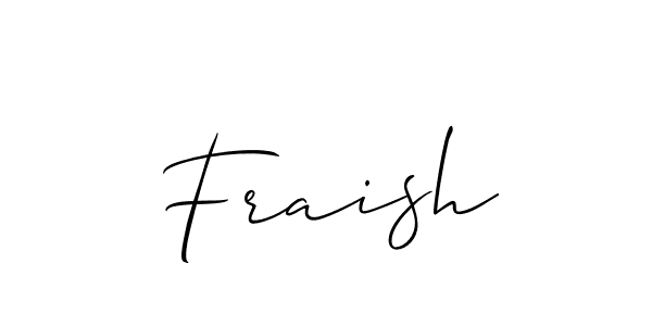 if you are searching for the best signature style for your name Fraish. so please give up your signature search. here we have designed multiple signature styles  using Allison_Script. Fraish signature style 2 images and pictures png