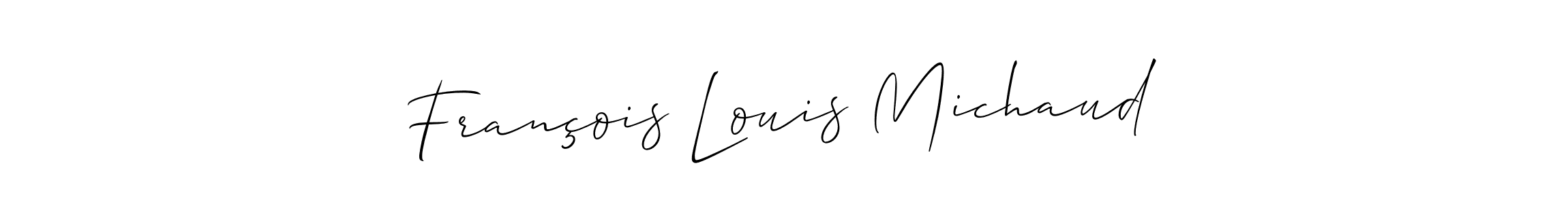 How to Draw François Louis Michaud signature style? Allison_Script is a latest design signature styles for name François Louis Michaud. François Louis Michaud signature style 2 images and pictures png